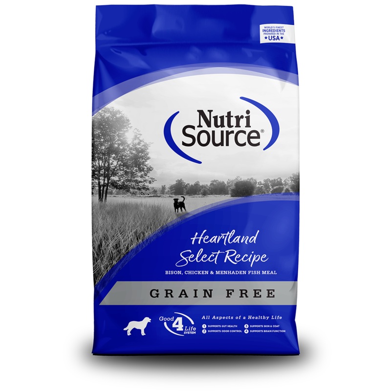 NutriSource Grain Free Heartland Select Bison Dog Food