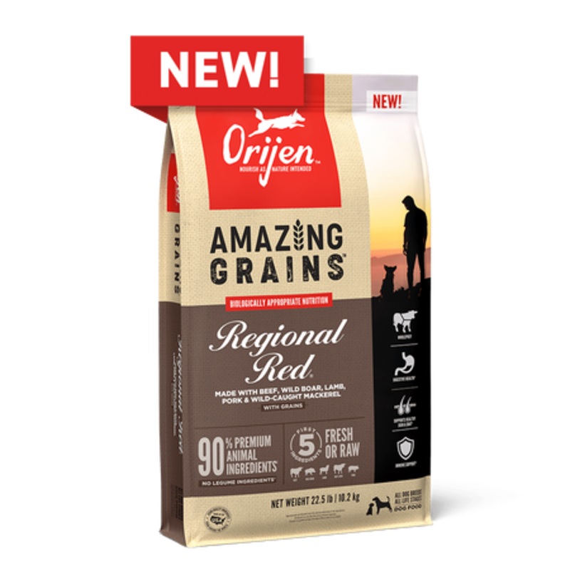 Orijen Amazing Grains Regional Red Recipe Dog Food