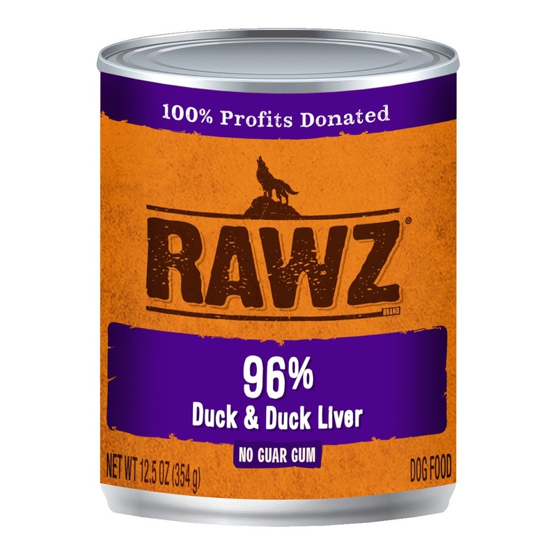 Rawz 96% Duck & Duck Liver 12.5oz