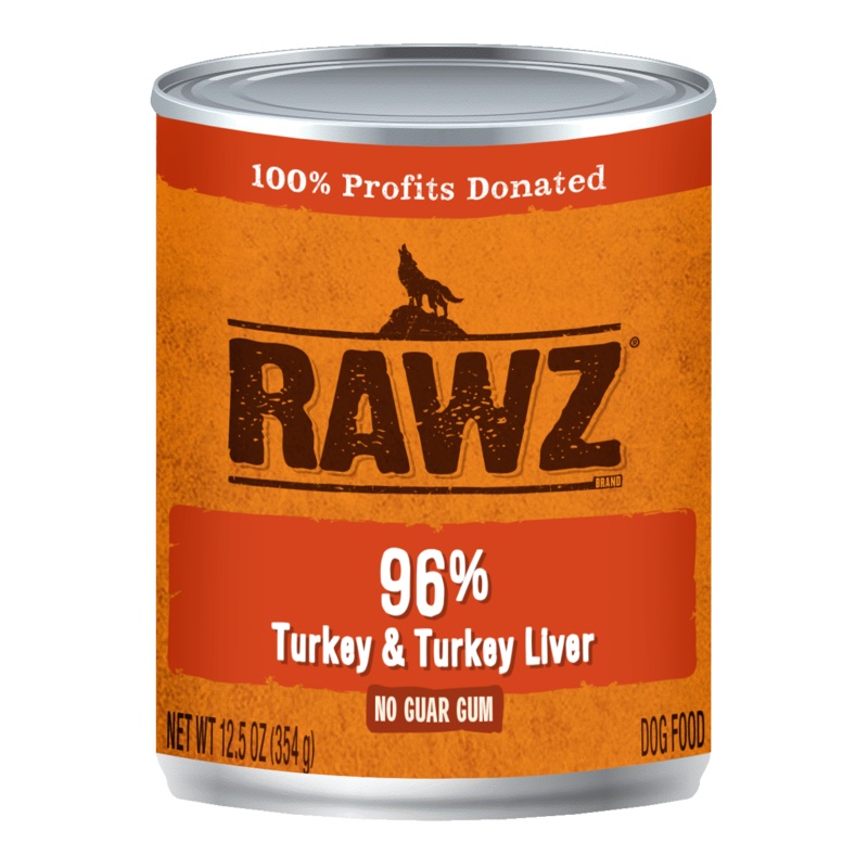 Rawz 96% Turkey & Turkey Liver 12.5oz