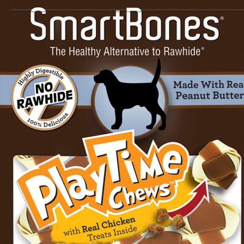 SmartBones Playtime Peanut Butter Chews
