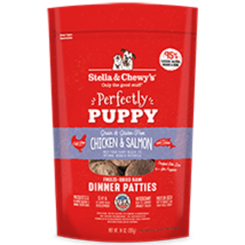 Stella & Chewy's Freeze-Dried Perfectly Puppy Chicken & Salmon Dinner Patties