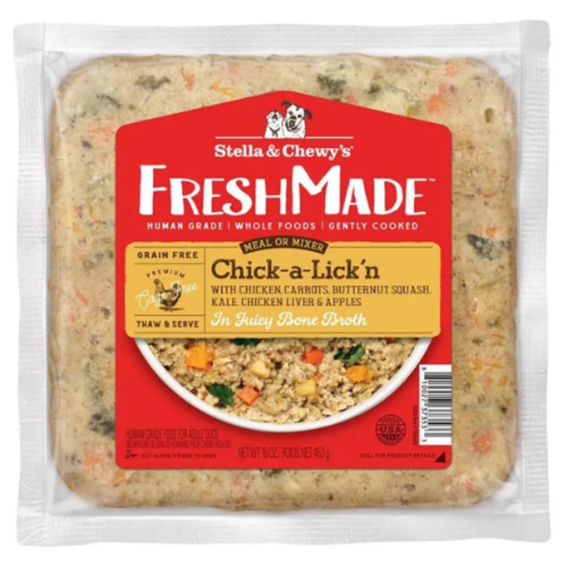 Stella & Chewy's FreshMade Chick-a-lick'n Gently Cooked Dog Food, 16 oz
