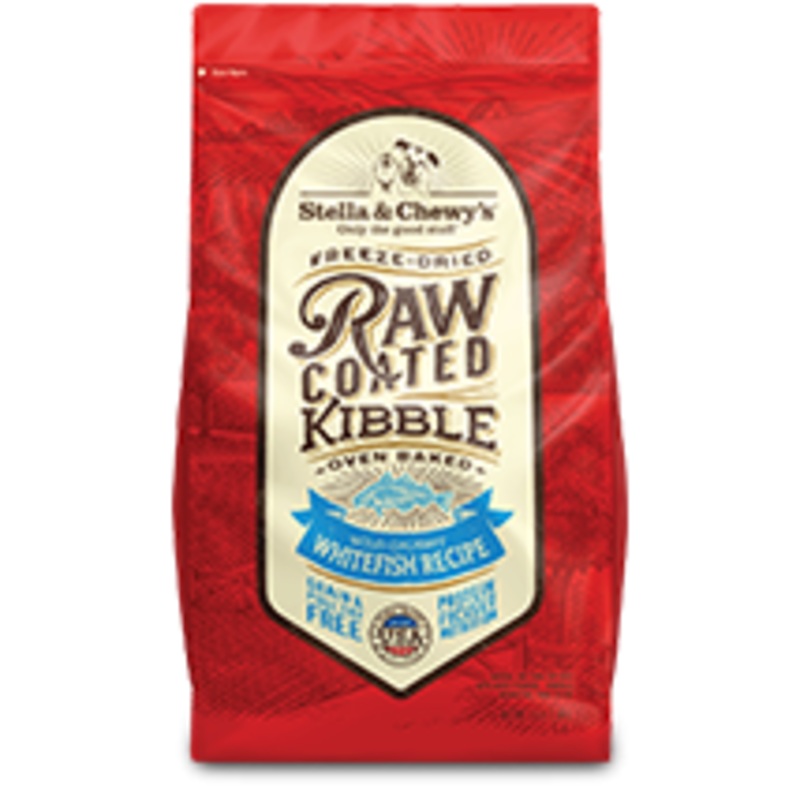 Stella & Chewy's Grain-Free Raw Coated Dog Food - Whitefish