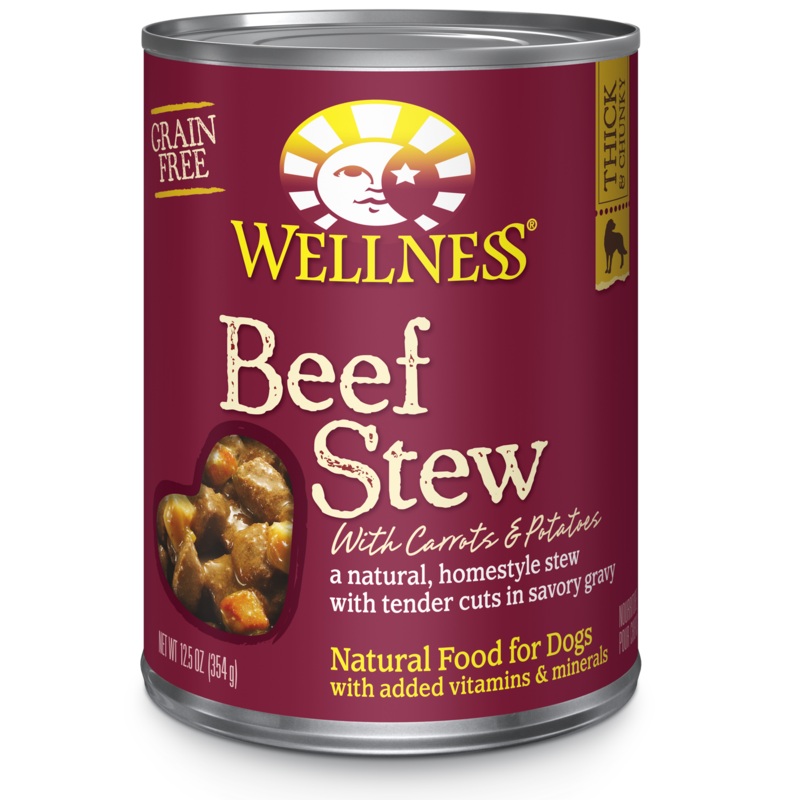 Wellness Beef Stew Dog Food 12.5 oz