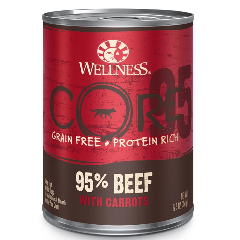 Wellness Core 95% Beef/Carrot 12 oz