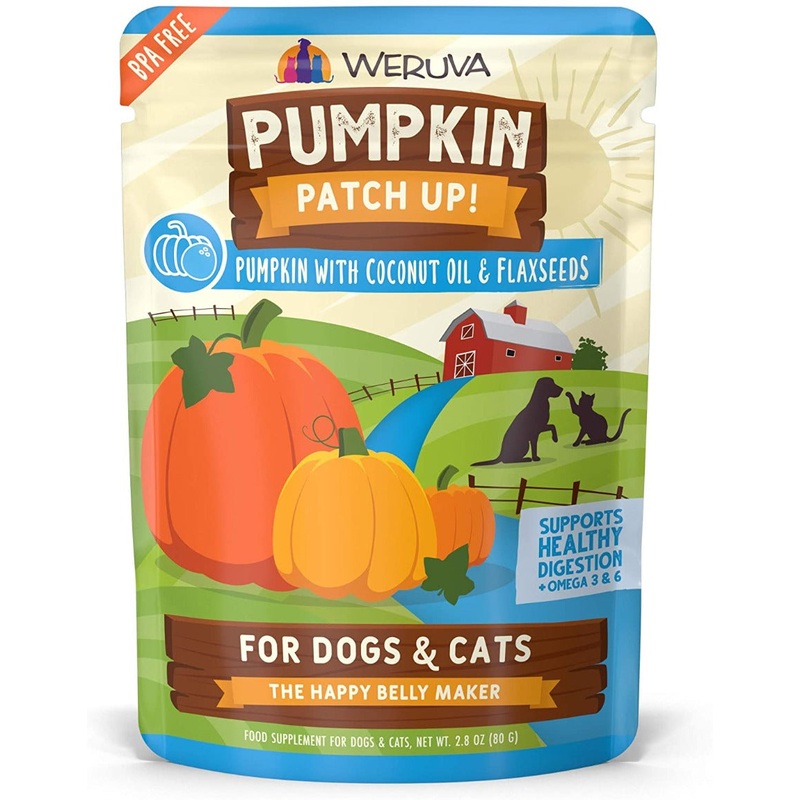 Weruva Pumpkin Patch Up! Pumpkin with Coconut Oil & Flaxseeds Pouch