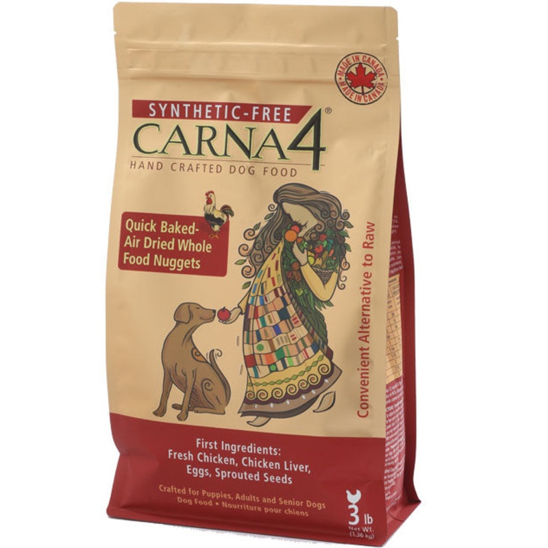Carna4 Dog Food with Grain, Chicken Formula