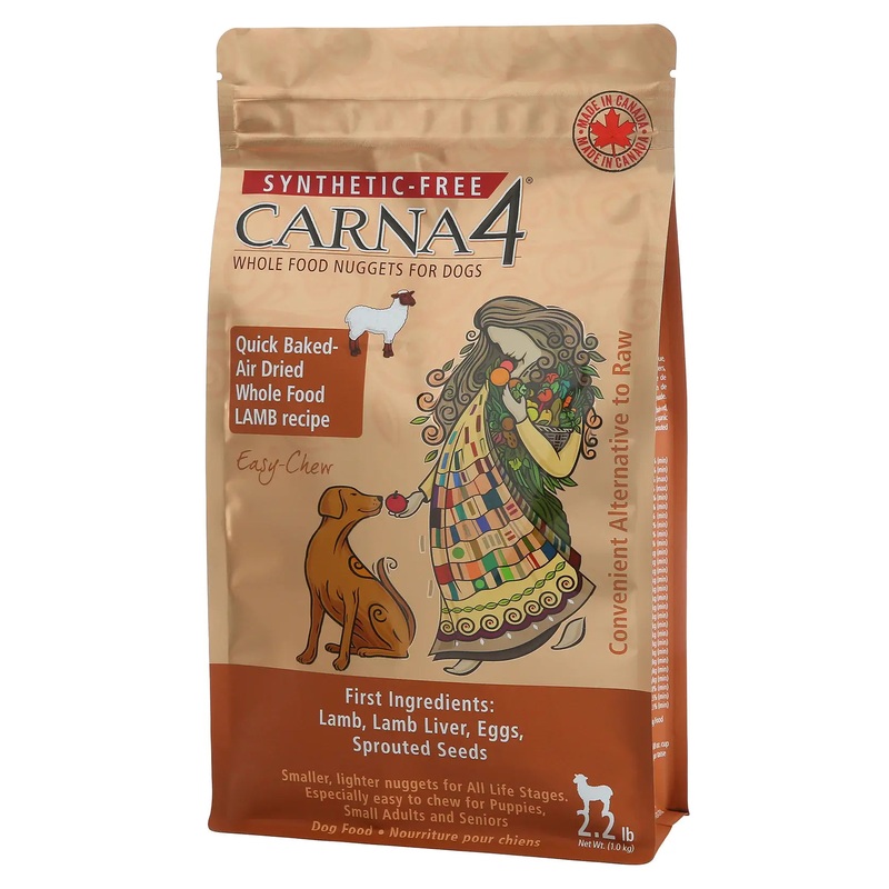 Carna4 Easy-Chew Dog Food with Grain, Lamb Formula