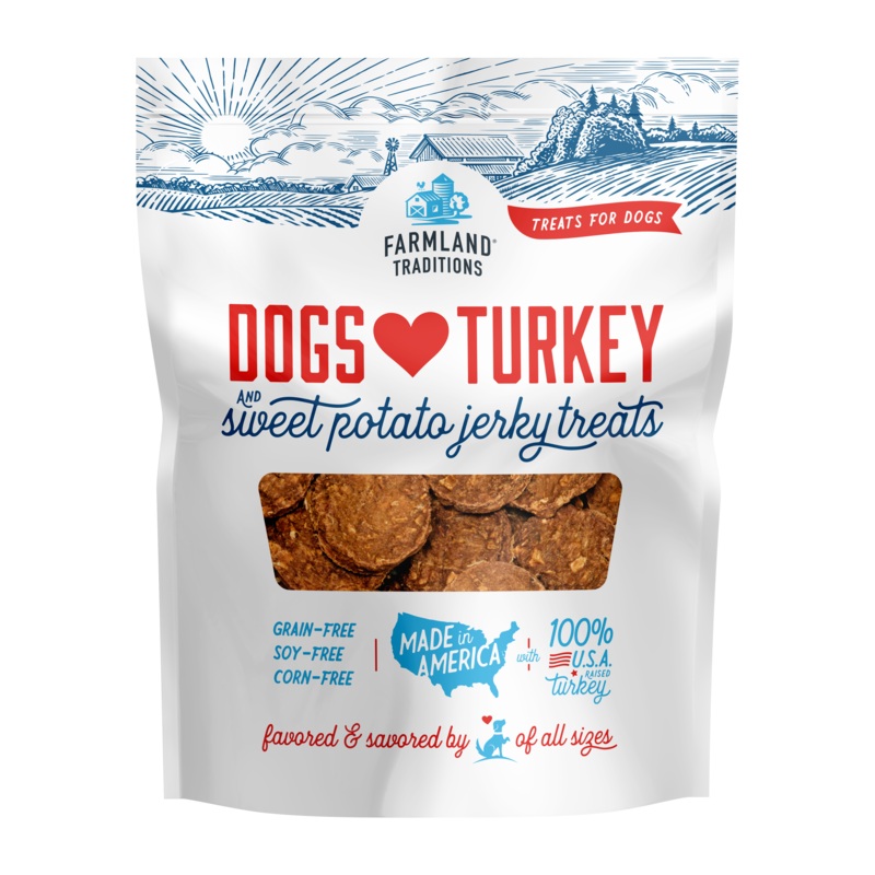 Farmland Traditions Dogs Love Turkey Jerky Treats 3lb