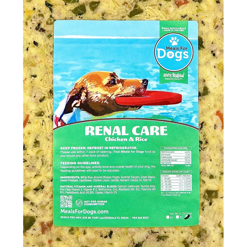 Meals for Dogs Renal Care Frozen Dog Food