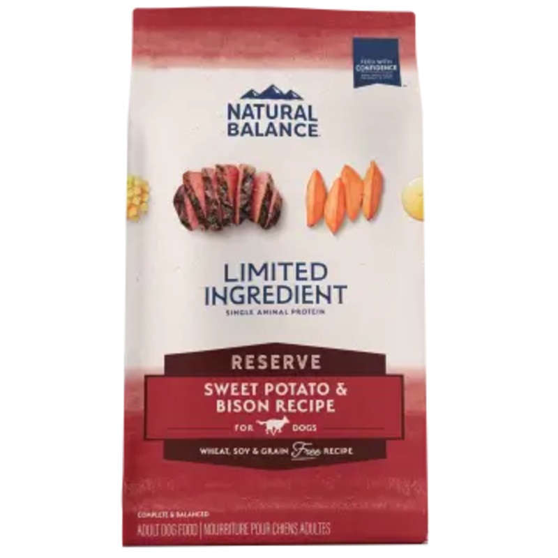 Natural Balance Limited Ingredients Diet Dog Food: Bison and Sweet Potato