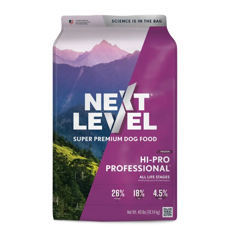 Next Level Hi-Pro Professional Dry Dog Food 40 lb