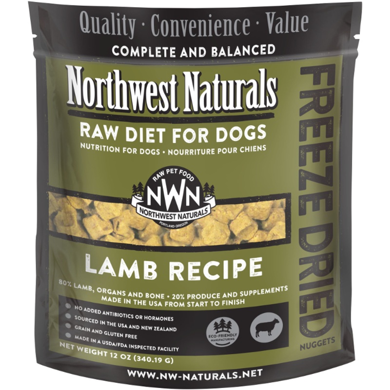 Northwest Naturals Freeze-Dried Raw Lamb Nuggets