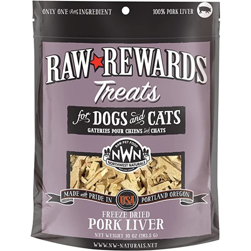 Northwest Naturals Raw Rewards Freeze-Dried Pork Liver Treat