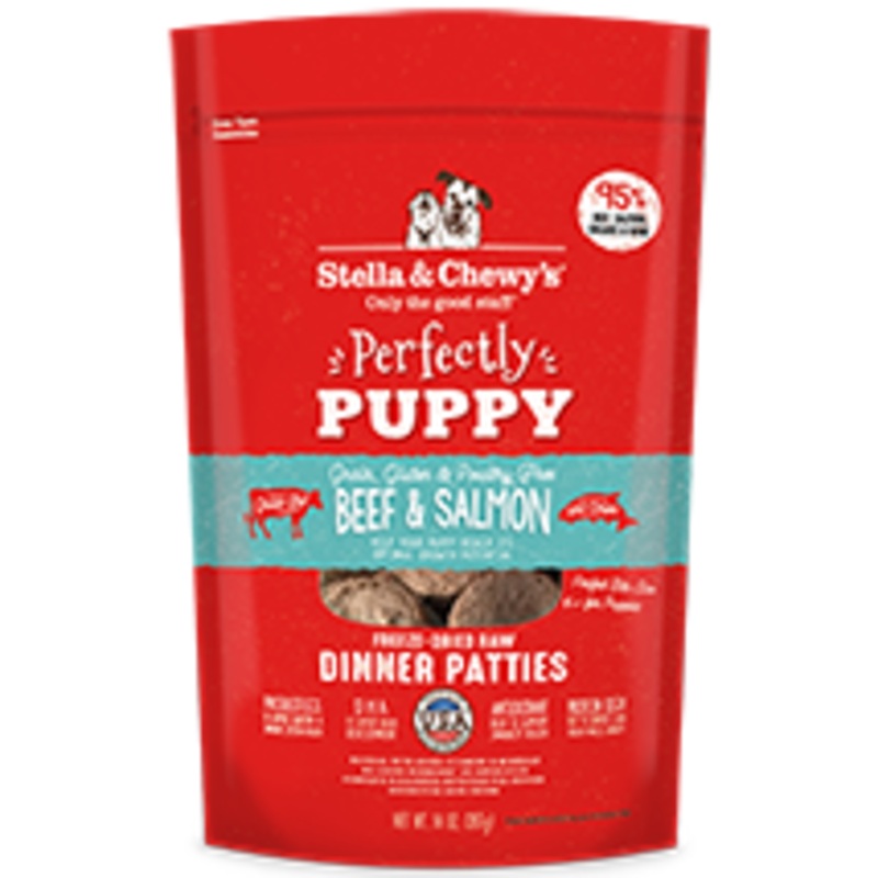 Stella & Chewy's Freeze-Dried Perfectly Puppy Beef & Salmon Dinner Patties