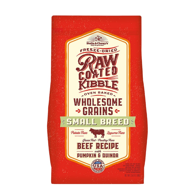 Stella & Chewy's Small Breed Raw Coated Kibble with Wholesome Grains - Beef