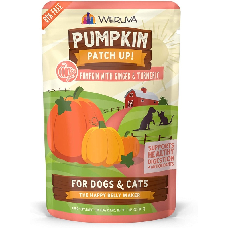 Weruva Pumpkin Patch Up! Pumpkin with Ginger & Turmeric Pouch