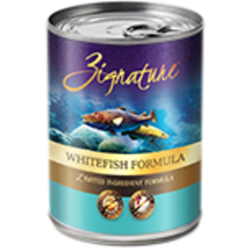 Zignature Limited Ingredient Dog Food: Whitefish 13 oz