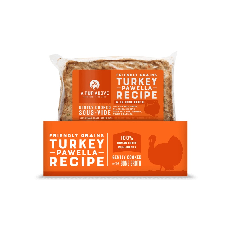 A Pup Above Frozen Gently Cooked Turkey Pawella Dog Food