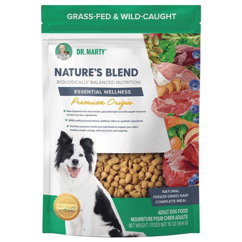Dr. Marty Nature's Blend, Premium Origin, Freeze-Dried Raw Dog Food