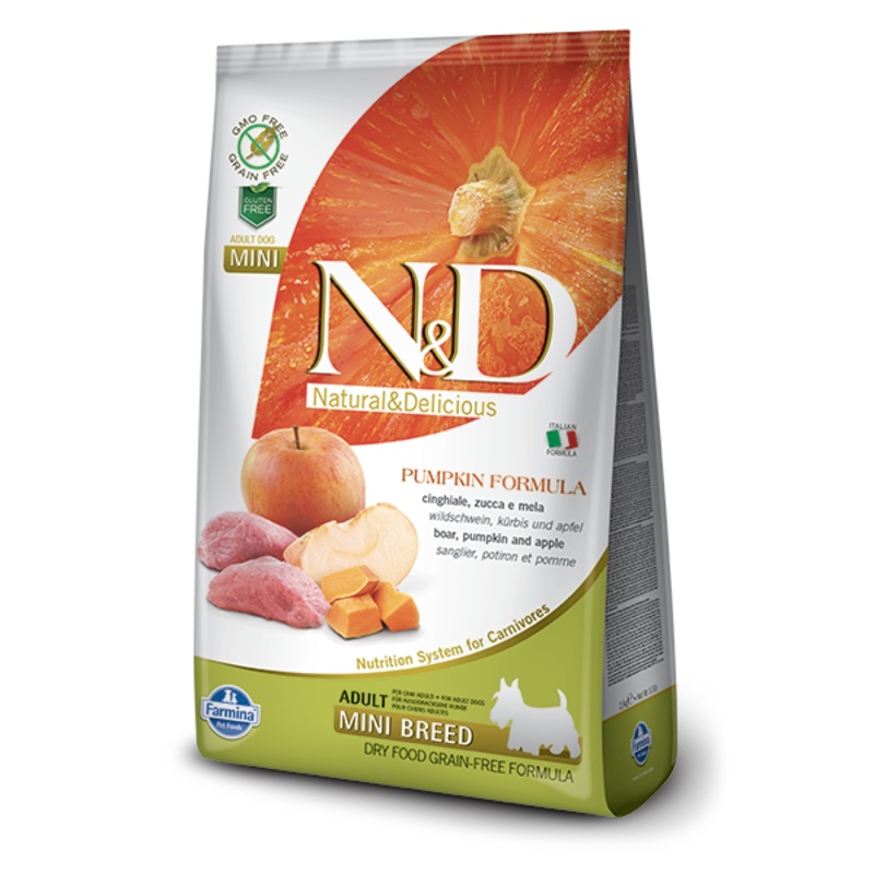 Farmina N&D Pumpkin Canine Boar, Pumpkin & Apple Adult Mini Dry Food