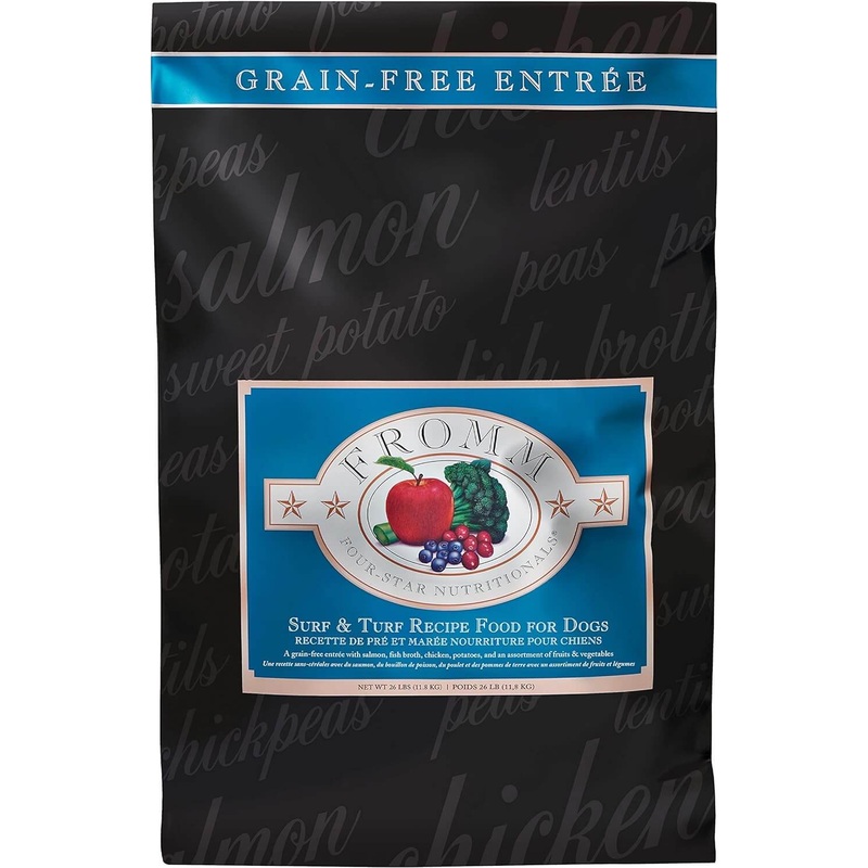 Fromm 4 Star Grain Free Dog Food, Surf and Turf Recipe
