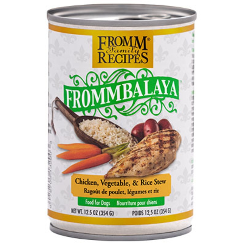 Fromm Dog Can, Frommbalaya Chicken, Vegetable, & Rice Stew, 12.5 oz