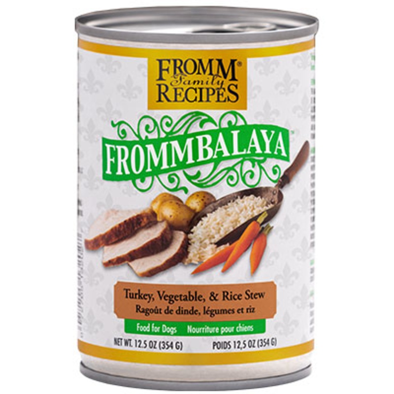 Fromm Dog Can Frommbalaya Turkey, Vegetable, & Rice Stew, 12.5 oz