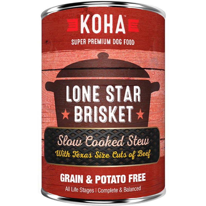 Koha Dog Can Lone Star Brisket Beef 12.7oz