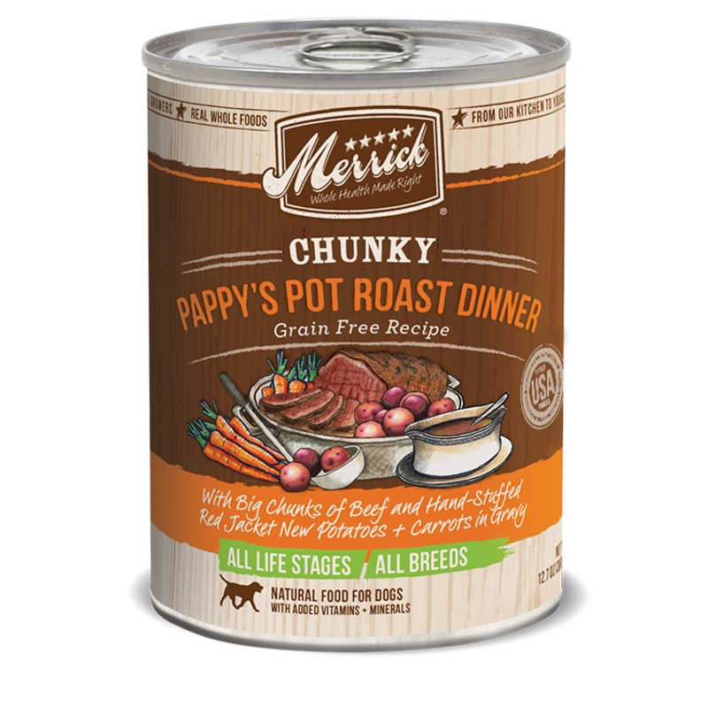 Merrick Chunky Pappy's Pot Roast 12.7 oz