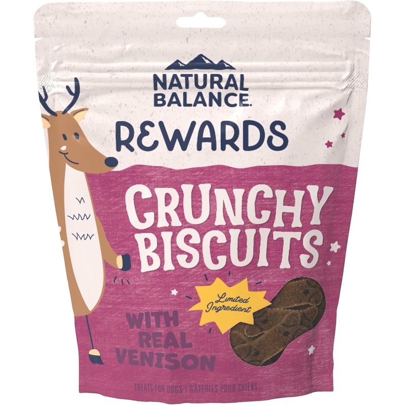 Natural Balance Rewards Crunchy Biscuits with Venison
