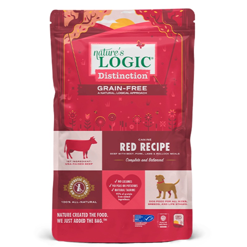 Nature's Logic Distinction Grain-Free Canine Red Recipe Dry Dog Food