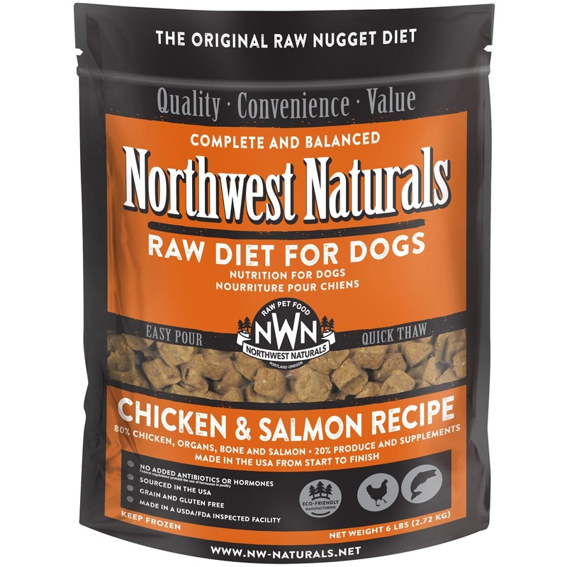 Northwest Natural Frozen Chicken and Salmon Nuggets 6 lb