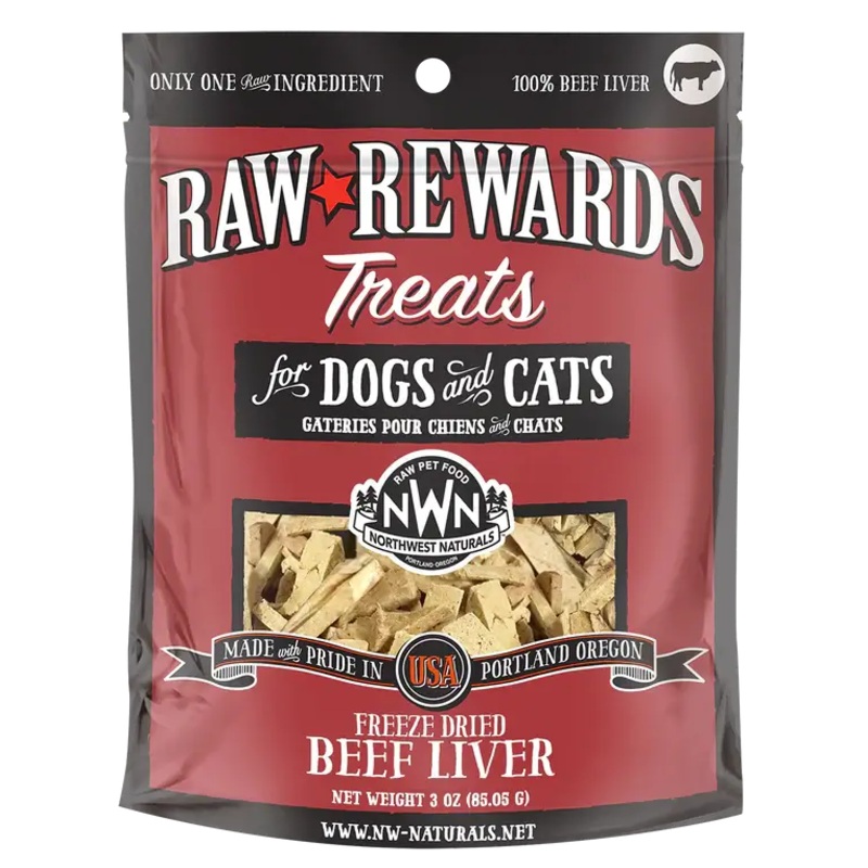 Northwest Naturals Raw Rewards Freeze-Dried Beef Liver Treat