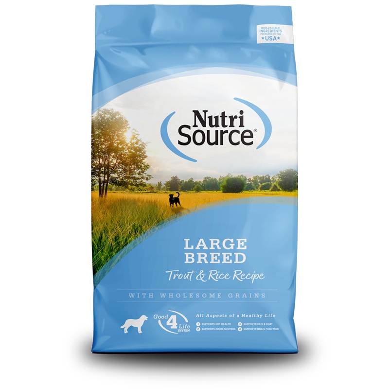 NutriSource Large Breed Trout & Rice Dog Food