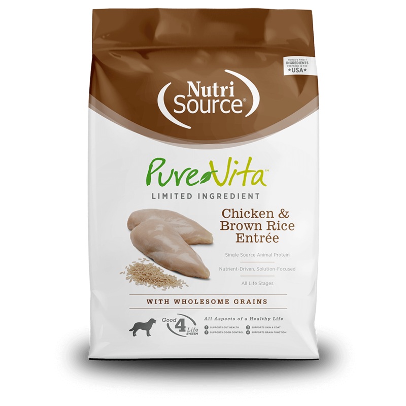 PureVita Chicken and Brown Rice Dog Food