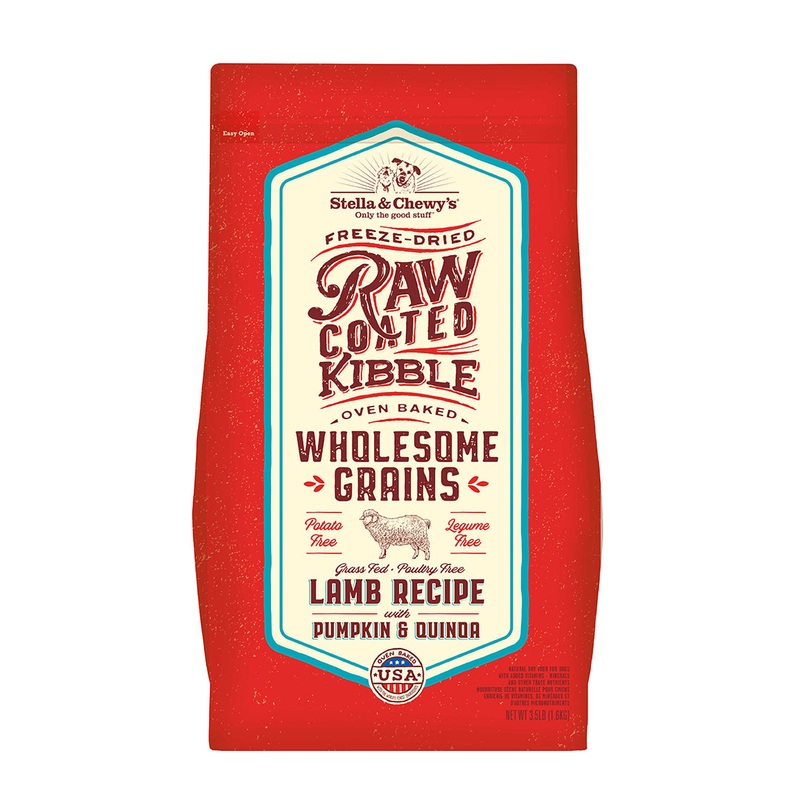 Stella & Chewy's Raw Coated Kibble with Wholesome Grains - Lamb