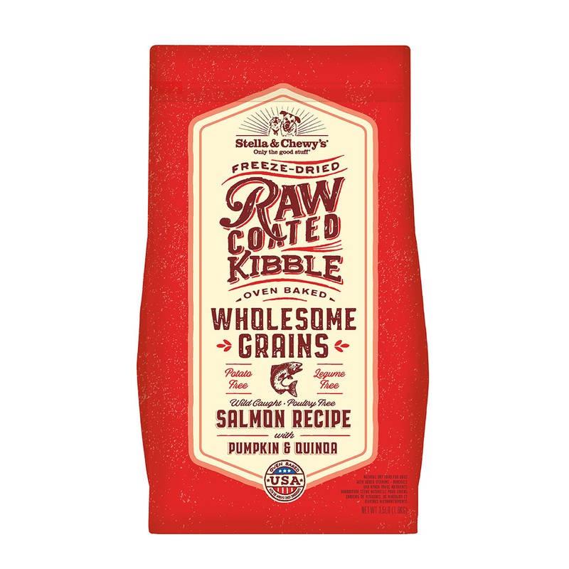 Stella & Chewy's Raw Coated Kibble with Wholesome Grains - Salmon