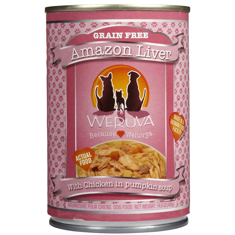 Weruva Amazon Liver Dog Food 14 oz