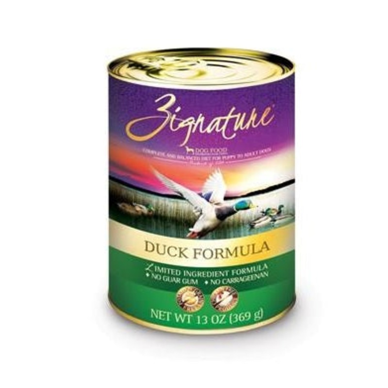 Zignature Limited Ingredient Dog Food: Duck 13 oz
