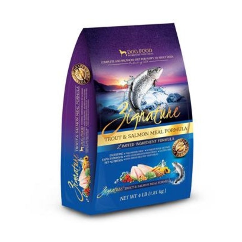 Zignature Limited Ingredient Dog Food: Trout and Salmon