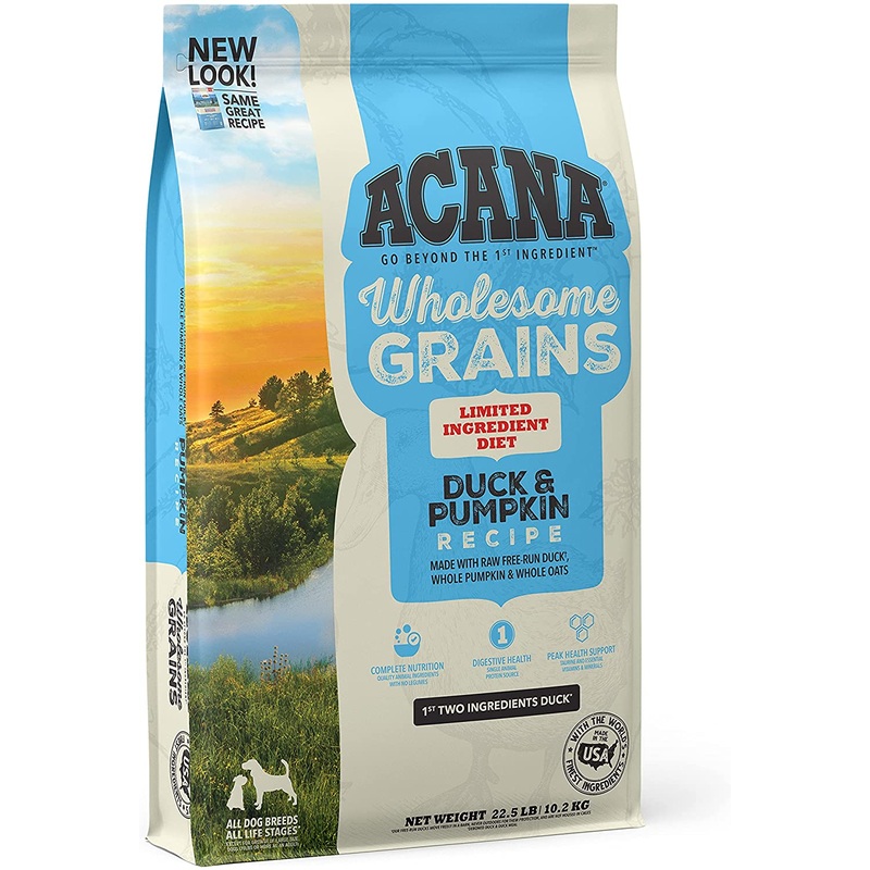 Acana Duck & Pumpkin + Wholesome Grains Recipe For Dogs