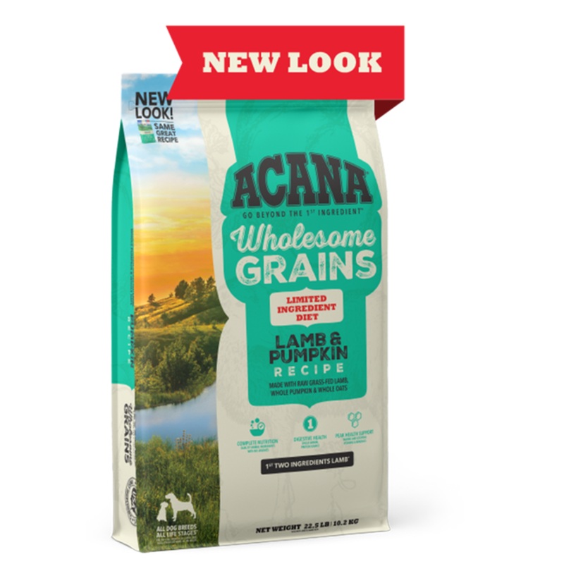 Acana Lamb & Pumpkin + Wholesome Grains Recipe for Dogs