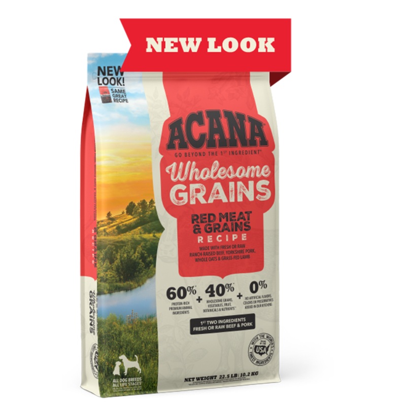 Acana Red Meat + Wholesome Grains Recipe For Dogs