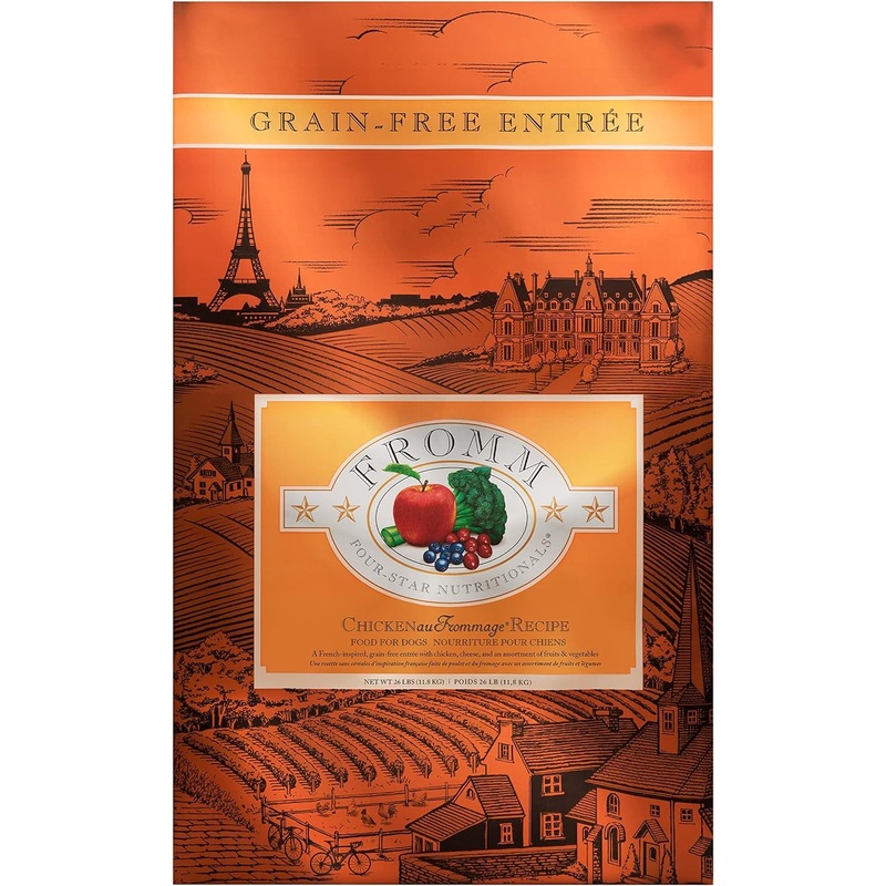 Fromm 4 Star Grain Free Dog Food, Chicken Au Frommage Recipe