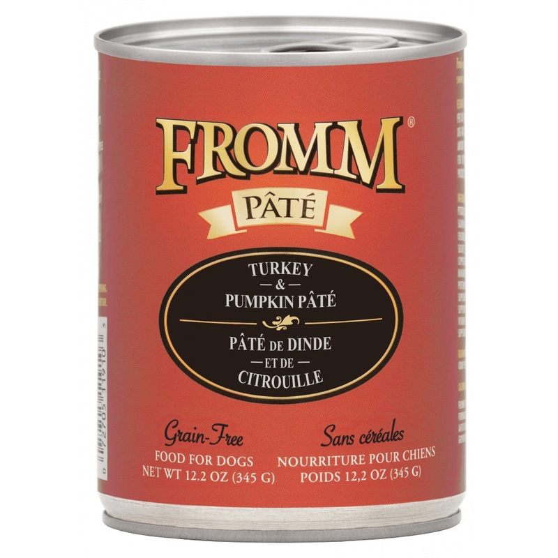 Fromm Dog Can, Turkey & Pumpkin Pat 12oz