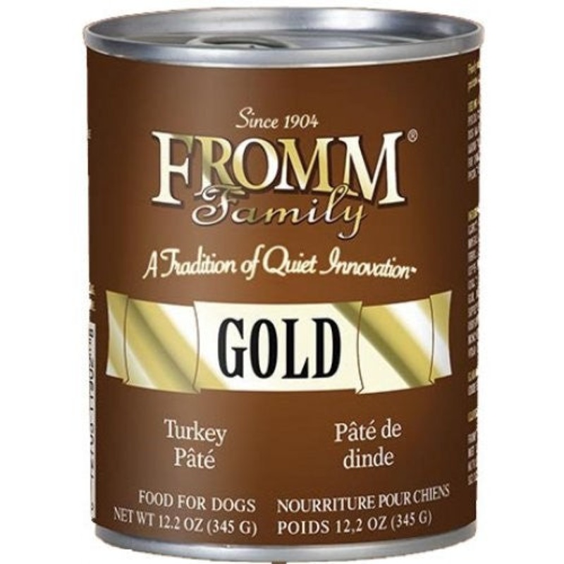 Fromm Gold Dog Can, Turkey Pate 12oz