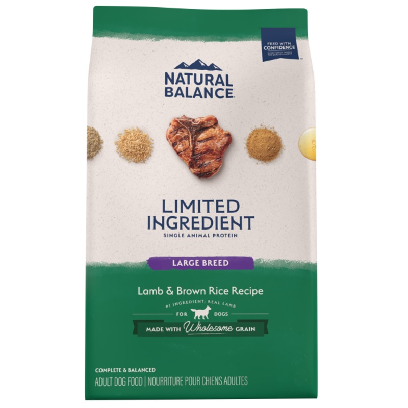 Natural Balance Limited Ingredient Lamb and Rice Large Breed 26 lbs