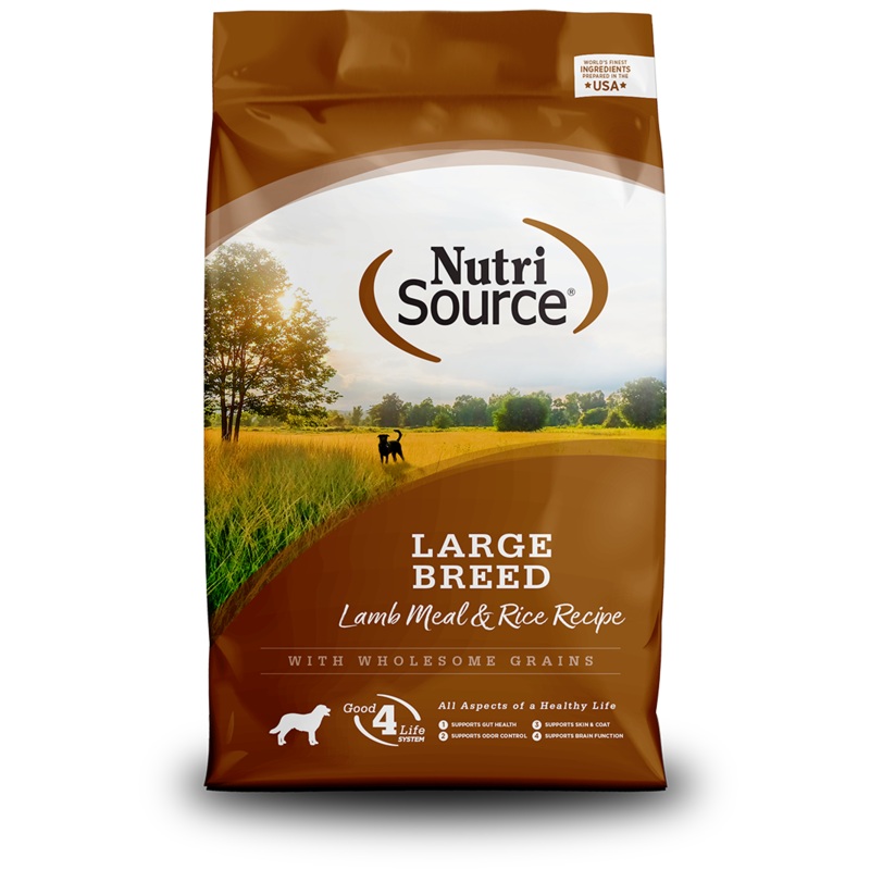 NutriSource Dog Large Breed Lamb and Rice 26lb